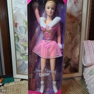 Jewel Skating Barbie Doll in Pink Outfit